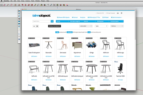 The Bimobject 草圖大師sketchup插件