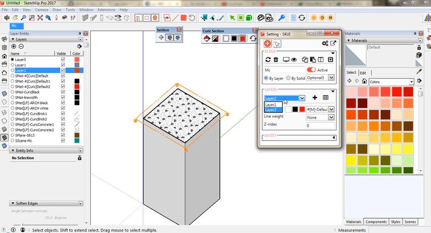 Curic_section (Curic剖面填充工具)